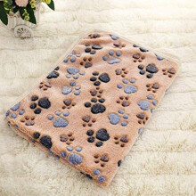 Zachte fleece deken voor honden en katten, medium, 76 x 51 cm