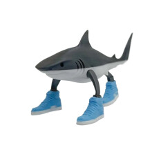 3D-gedruckte italienische Hirnfäule-Tierfigur (1 Stück)
