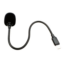 Draagbare flexibele microfoon met USB-C-aansluiting, universeel compatibel.