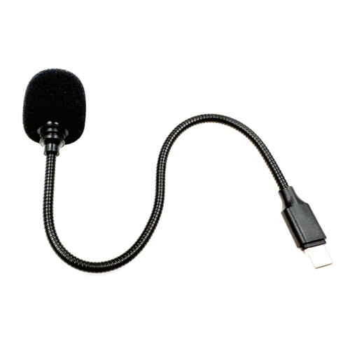 Draagbare flexibele microfoon met USB-C-aansluiting, universeel compatibel.