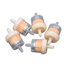 QenASHaing Universal In-Line Fuel Filter, 5-Pack for Gas Engines Lawn Mowers Motorcycles, Easy Install Small Engine Replacement Parts