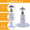 3 Pcs Camera Mount, Wall Bracket, 360 Degree Adjustable Support Outdoor Indoor Camera Mount 4