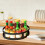 Storage Bins, 360 Degree Rotating Spice Shelf for Kitchen Countertop and Multi-Function Home Organization, 9.842.16in 3