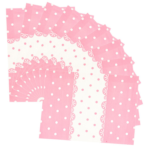 400Sheets Pink Decorative Food Wraps with Dot Patterns for Kitchen Use 1