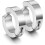 Rustfrit stål clip-on huggie hoop øreringe 1