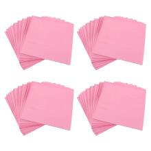 Serviettes en papier à motifs floraux roses pour fêtes (120 pièces)