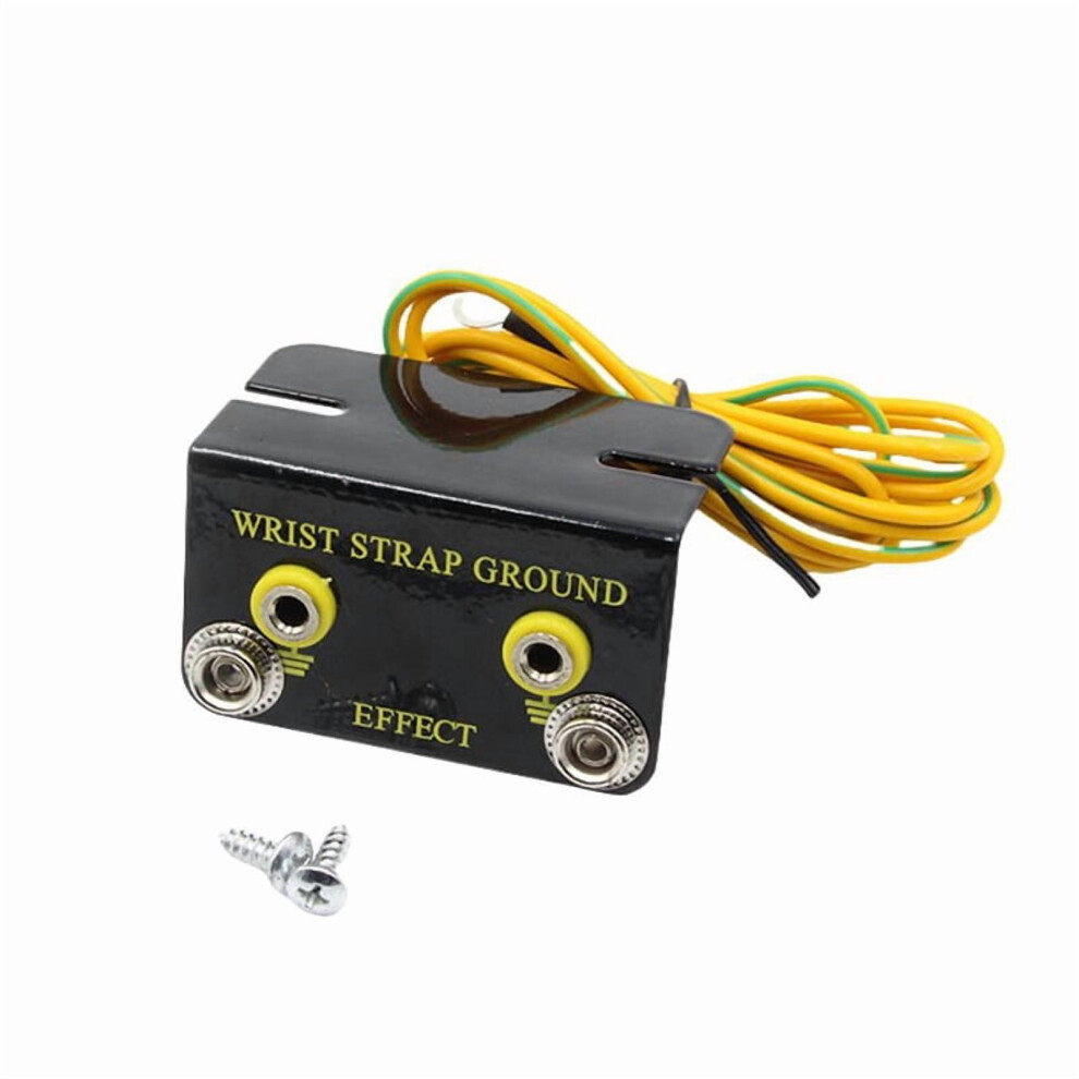 Esd Wrist Strap Ground Socket With Dual Banana Plugs 9058772282613