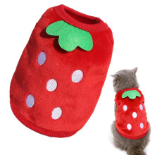 Flannel Insulated Dog Vest for Small Pets