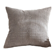 Housses de coussin tissées grises 40x40cm