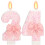 Pink Bow Number 24 Birthday Cake Candle 1