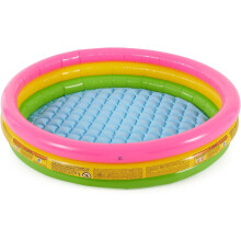 Piscine pour enfants - Motif coucher de soleil lumineux - 58 x 13 pouces