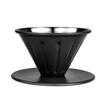 Tasse à filtre à café en acier inoxydable pour usage domestique