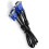 Flexibles VGA-Kabel, Stecker-Stecker, Flachdraht, 1,5 m 1