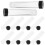 40Pcs Clear Storage Tubes with Caps Plastic Transparent Reusable Tubes 2