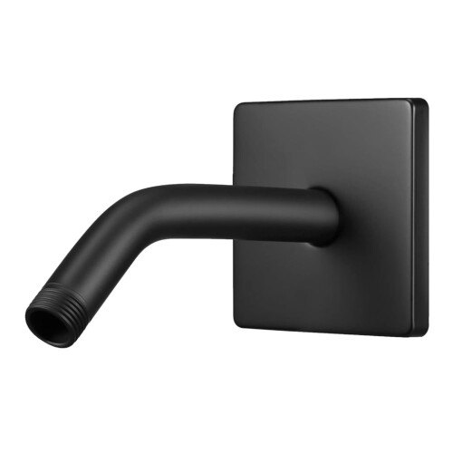 Stainless Steel Shower Arm with Square Flange 1 Pack