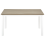 Beliani Garden Dining Table MESSINA 100 cm 52 cm White 4