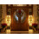 Beliani Outdoor Decoration LED STOROVAN 152 cm Nutcracker White/ Gold 2
