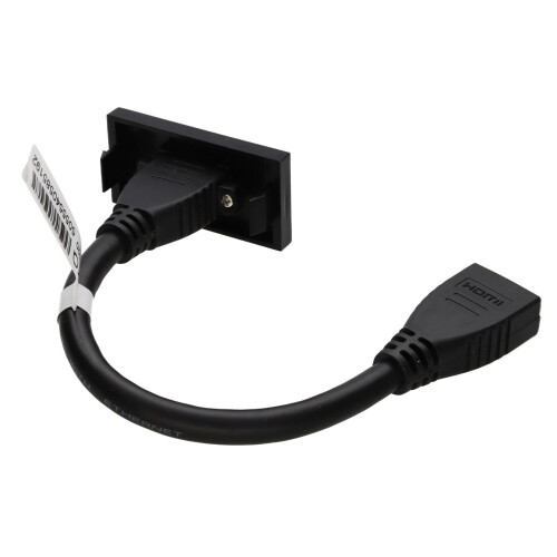 Aura Euro Module 4K HDMI 60Hz 18Gbps Fly Lead Panel Mount Black 2