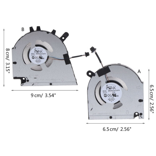 Laptop Cooling Fan Repalcement GPU CPU for 15 Plus 7510 16 7610 2021 Version Notebook Computer Radiators 1