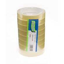 Packaging Tape Acrylic 18mm x 40m Clear Polypropylene Pack of 8 Strong Adhesive Multi Purpose Warehouse Home Office Mailing