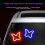 Solar LED Butterfly Car Light USB Rechargeable RGB Auto 7