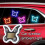 LED Butterfly Car Light Solar USB Rechargeable RGB Auto 2