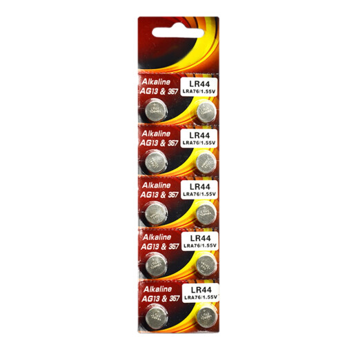 10PCS Μπαταρία AG13 με κουμπιά LR44A76 357 357A LR1154SR1154SR44GP76 για τηλεχειριστήριο αυτοκινήτου 2