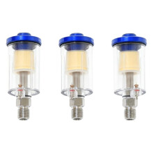 3er-Pack Wasserabscheiderfilter für Luftkompressoren - 1/4" NPT, Öl- und Feuchtigkeitsabscheider für Druckluftwerkzeuge (Max. 90 PSI)