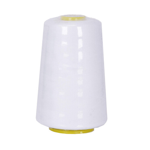 White Polyester Serger Thread 40S/2 – 4 Cones, 24000 Yards 1