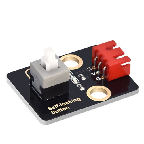 Self-Locking Button Module DIY Electronic Building Blocks for /Microbit No Case
