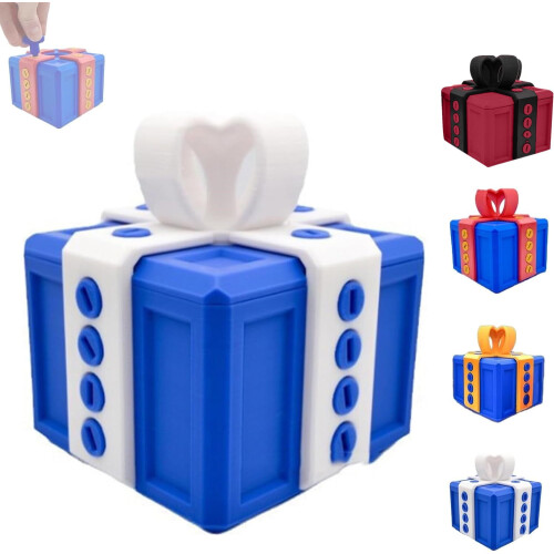 3D-geprinte irritante geschenkdoos met schroefdeksel