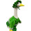 St. Patricks dag gåsekostume til 63 cm græsgås 1