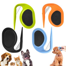 Ontklitkam voor katten en honden, 2 stuks, groen