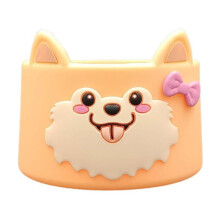 Protège-tasse en silicone à motif animal mignon – 8 x 6,2 cm