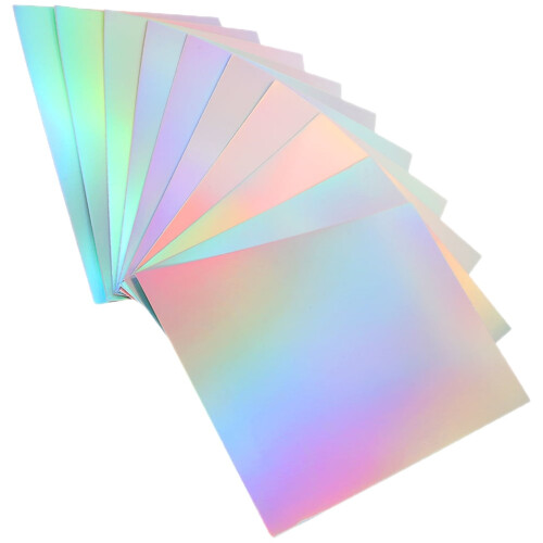 10 Blatt Bastelpapier in verschiedenen Farben