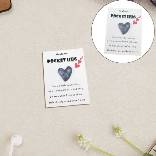 Pocket Hug Heart Keepsake with Greeting Card