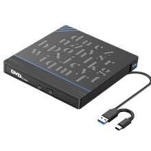 Externe cd-/dvd-brander met USB 3.0 Type-C-aansluiting voor pc en laptop