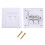 YIEMEEN 86 Type Computer Socket Panel CAT5E Network Module RJ45 Cable Interface Outlet 1