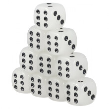 10 Colorful Dice Set for Party Games - 16mm