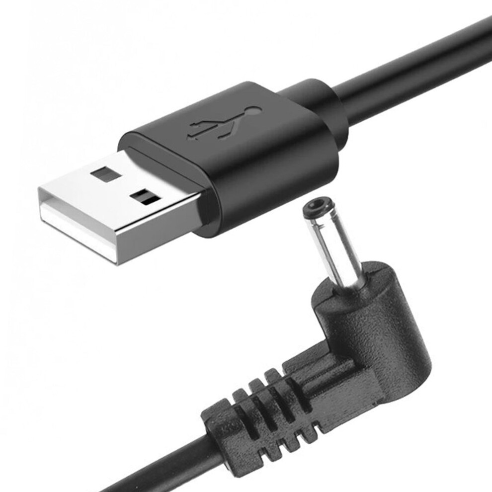 Usb To Dc 3.5Mm X 1.35Mm 2A Max Dc Right Angle Jack Power Cable Usb Led Strip Lights Flashlight Charging Cord 9178400058226