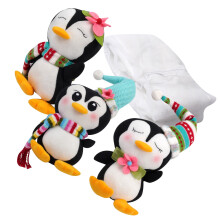 Kerstpinguïn trapleuning decoratie, voor binnen en buiten