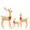 Beleuchtetes Weihnachts-Hirsch-Gartendekorationsset 1