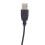 Cuffie cablate monaurali USB-A a USB-C con jack da 3,5 mm nere 8