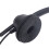 Cuffie cablate monaurali USB-A a USB-C con jack da 3,5 mm nere 10