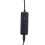 Cuffie cablate monaurali USB-A a USB-C con jack da 3,5 mm nere 13