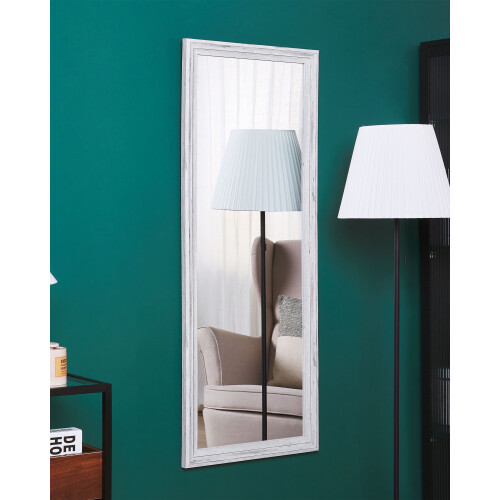 Beliani Wall Mirror BENON 50 cm 130 cm Off-White 1