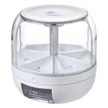 Snoepdispenser met 360 draaifunctie en opbergdoos.