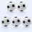 Football-Shaped Cabinet Knobs ABS 5-Pack Black 1