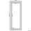 Beliani Wall Mirror DRAVEIL 50 cm 130 cm Black 5