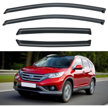 Window Visors Rain Guards for 2012 2013 2014 2015 2016 Honda CRV, Out-Channel Window Vent Wind Deflectors Visors Shades for 12 13 14 15 16 CR-V SUV